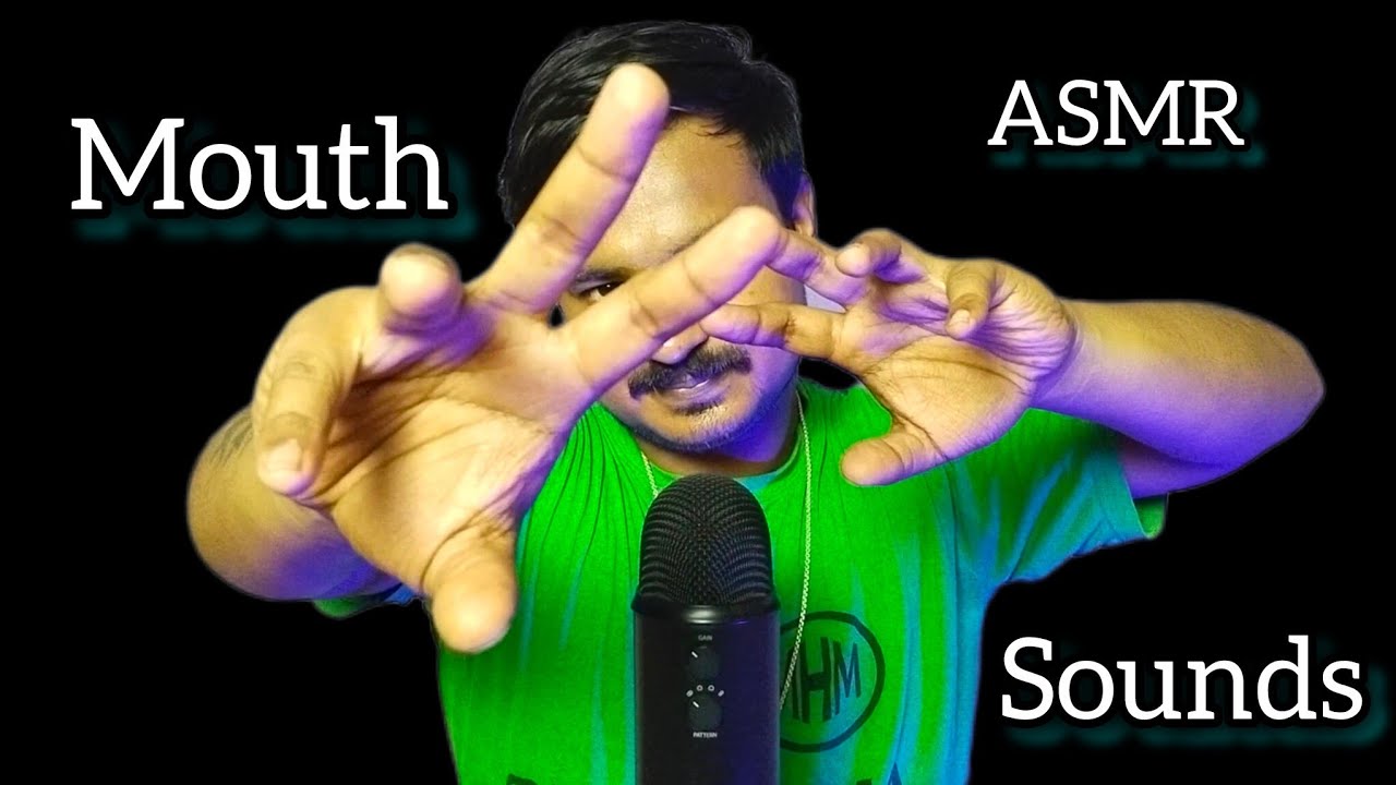 ASMR Sensitive Mouth Sounds with hand movements To Tingle Your Brain.