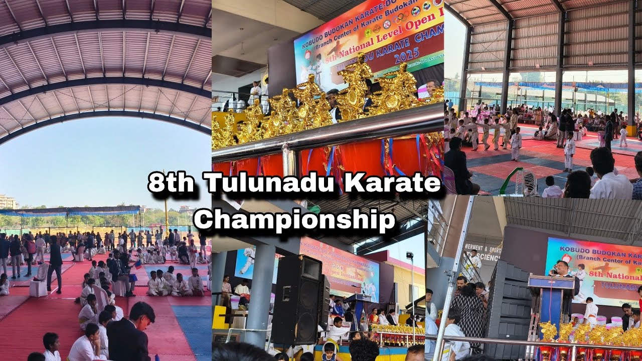 Tulunadu karate championship at udupi ajjarkadu stadium 