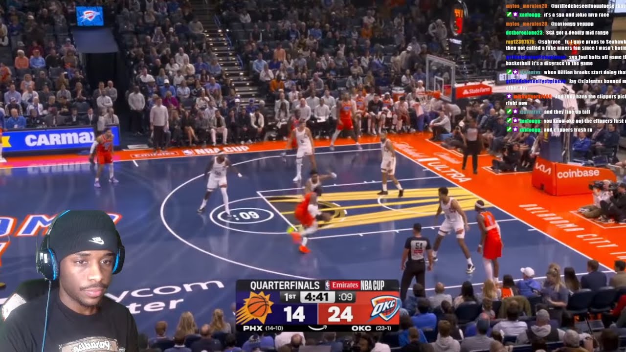 REACTING TO Oklahoma City Thunder vs Phoenix Suns Full Game Highlights!