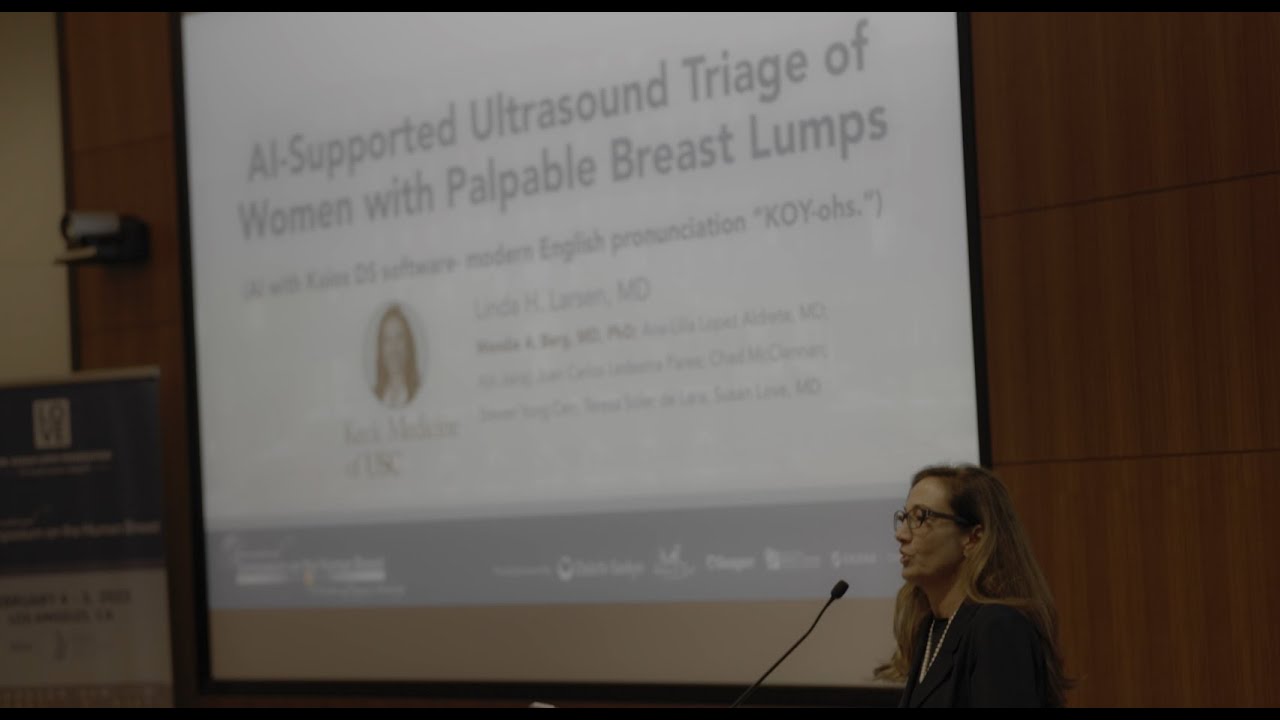 Dr. Linda Larsen's Presentation: AI-Supported Ultrasound Triage - Women's with Palpable Breast Lumps