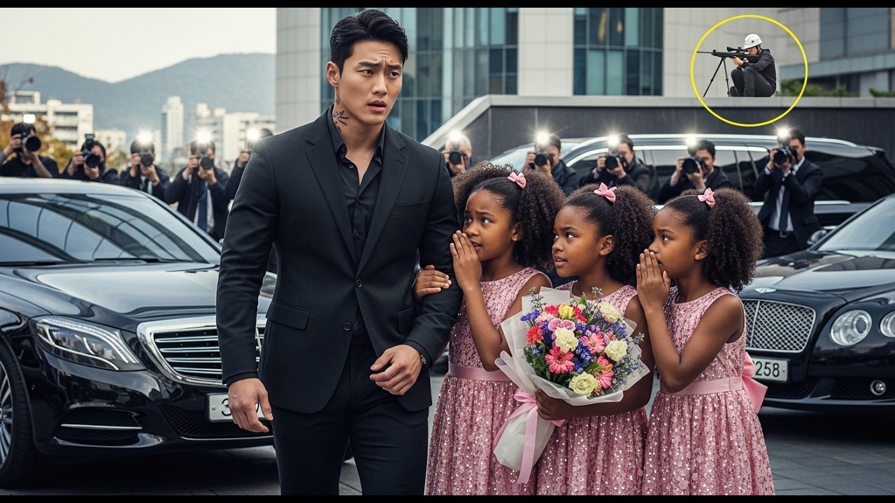 “Keep Moving, Sir. Don’t Look back” Triplets Save Billionaire from Sniper Using Only Flower Bouquet