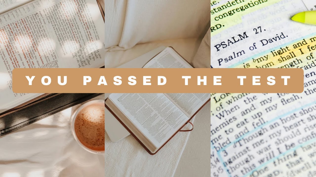 YOU PASSED THE TEST