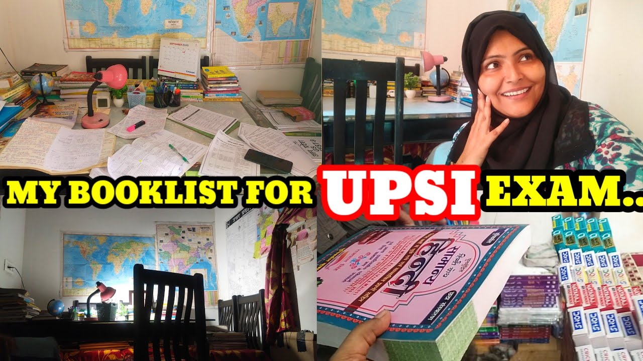 DAY-10 OF UPSI PREPARATION | AND MY BOOKLIST FOR THIS EXAM | #pcsworld #upsi #vlog