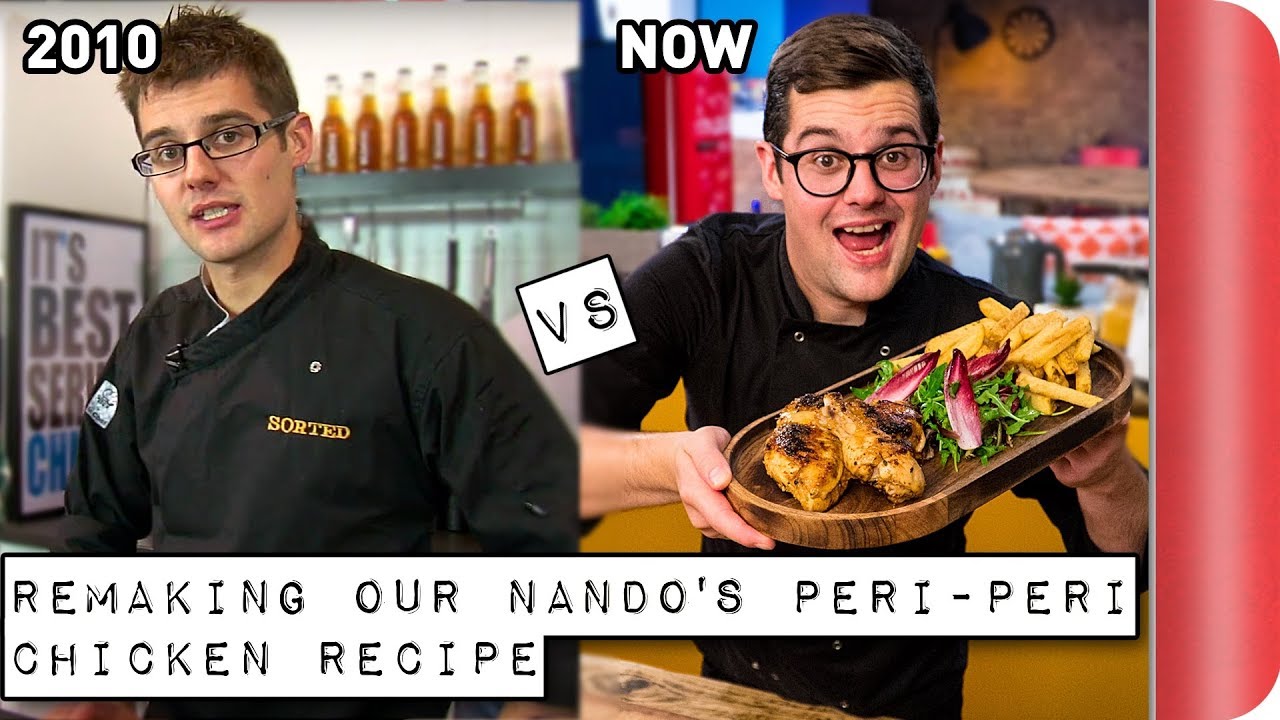 Переделка и обзор нашего старого блюда «Пери-Пери» от Nando's | Рецепты Sorted Food | 2010 vs 2018