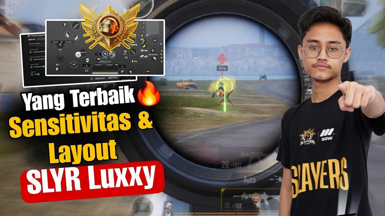 Sensitivitas Terbaik PUBG Mobile | Sensitivitas SLYR Luxxy Pubg Terbaru 2026 + Kode Layout PUBG 4.2