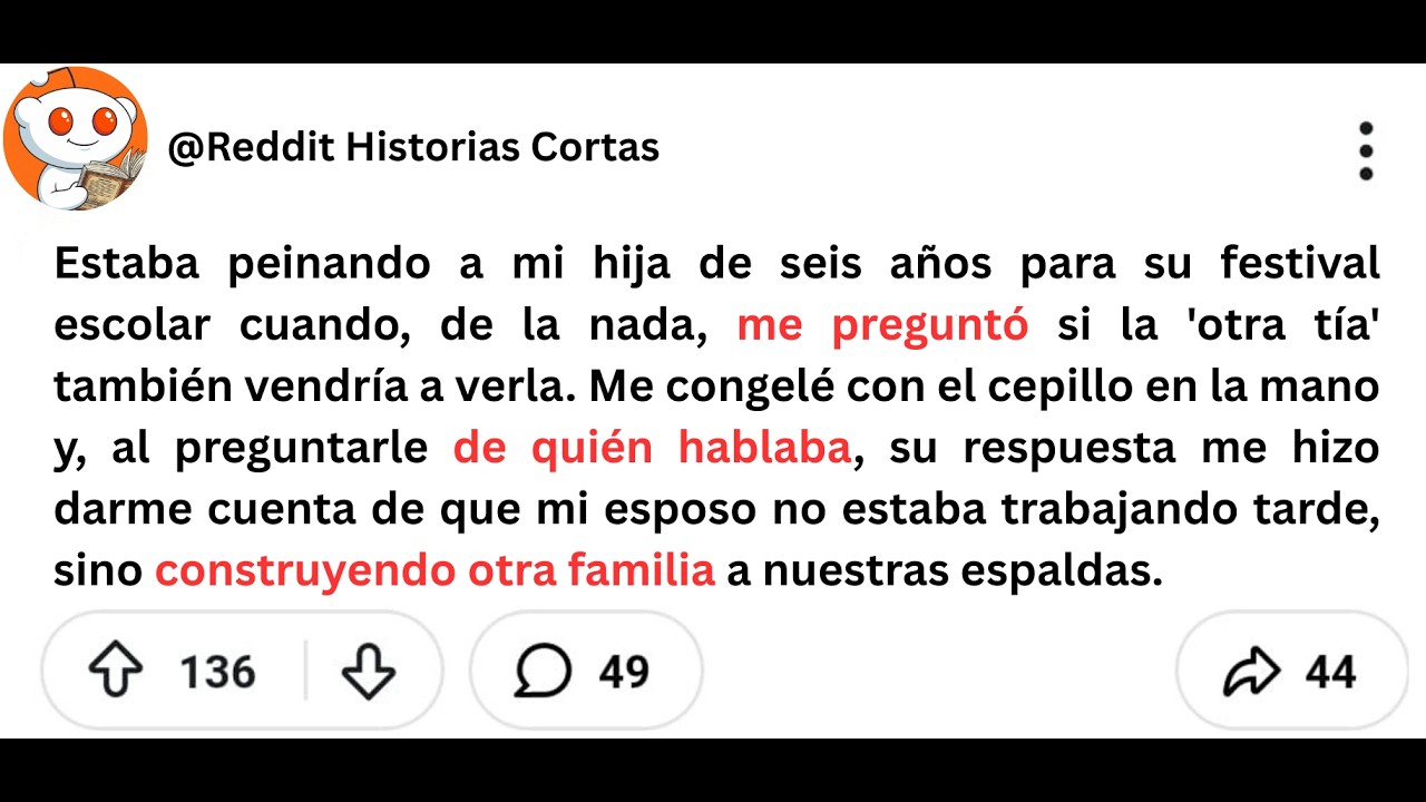 [HISTORIA COMPLETA] Mi hija descubrió la otra familia de su padre