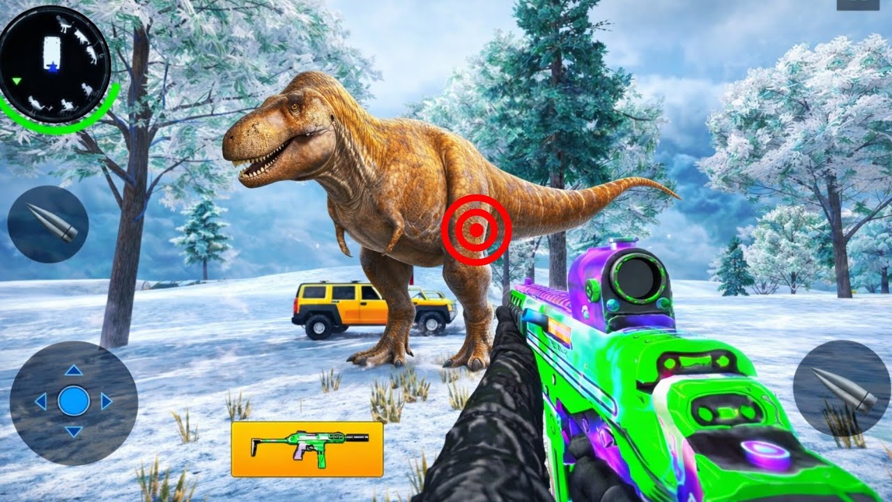 Wild Animal Hunter 3D: Coldfire Dino Hunt : New Android Gameplay #12