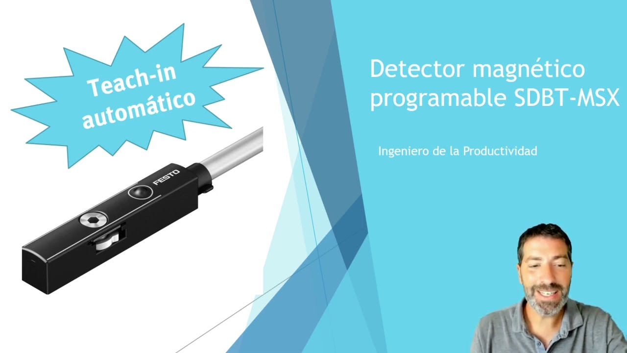 Detector magnético de cilindro con Auto Teach-In: SDBT-MSX