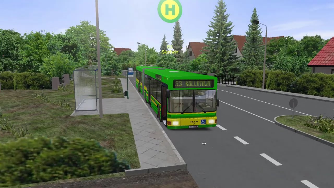 OMSI 2 - Projekt Szczecin 🇵🇱 - Linia 63 - Timelapse 1000%