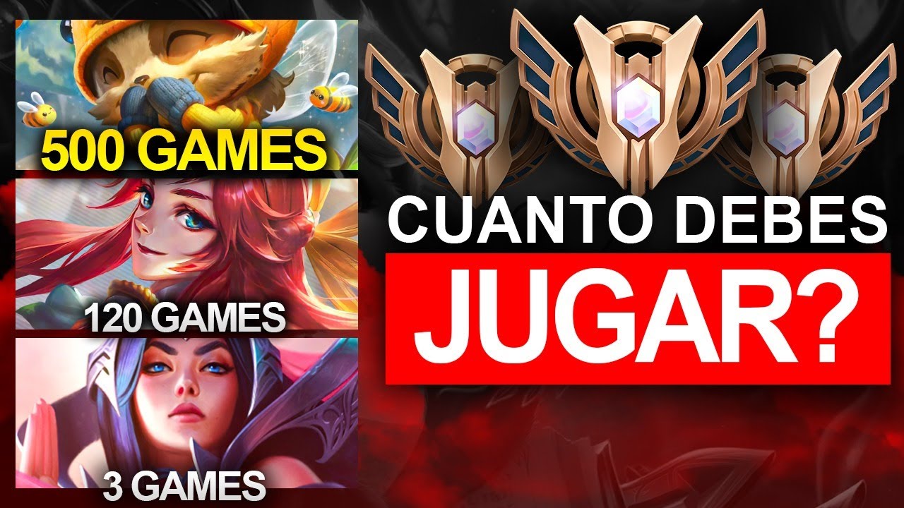 TIER LIST: Cuantas PARTIDAS necesitas para APRENDER CADA CAMPEON DE LOL