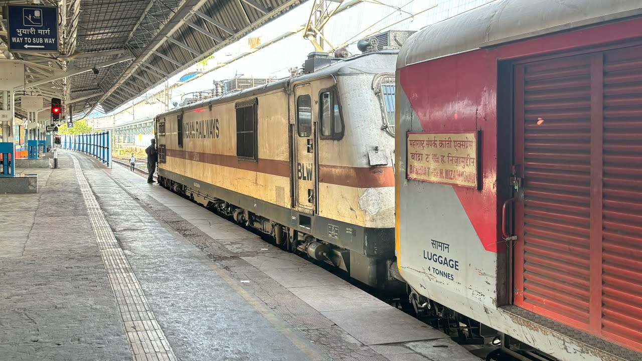 12907 Maharashtra Sampark Kranti Express Full Journey | Mumbai to Delhi [4k 60fps]