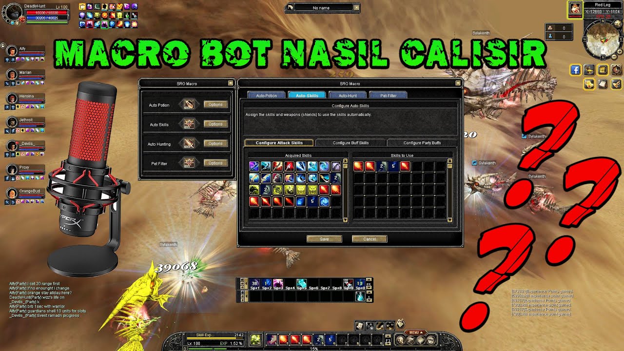 Sever Alexander Macro BOT nasıl çalışır? SESLİ ANLATIM