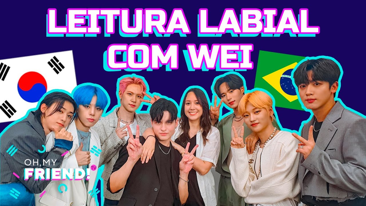 DESAFIO DE LEITURA LABIAL COM IDOLS COREANOS ft. @WEi