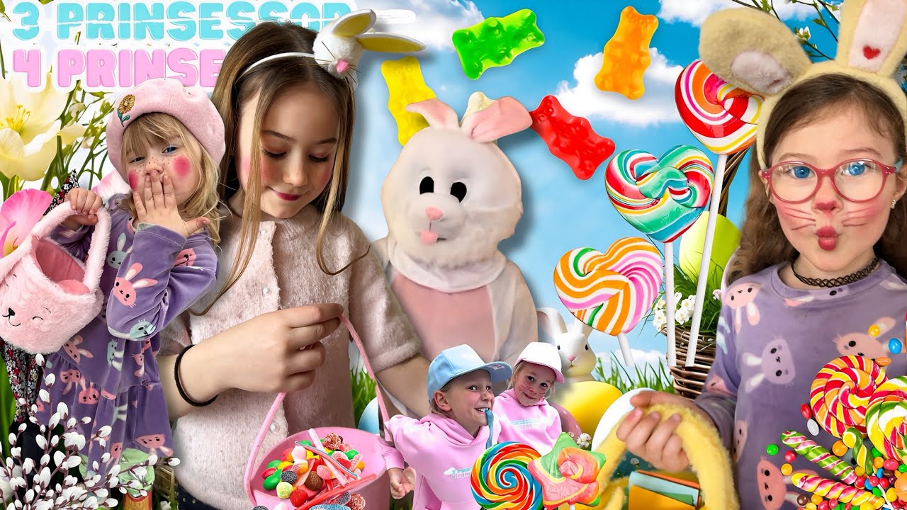 firar PÅSK🌾🐰🐣 Kattspyor, kärringar och en ny cykel🍬🍭🐈🤮👀🚲 - 3prinsessor VLOGG🎀