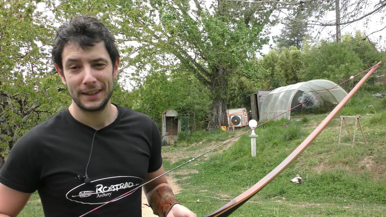 Longbow TOELKE THE Whips★ On Teste Un Nouvel Arc ★ ROBTRAD ARCHERY ★ ROBIN GARDEUR