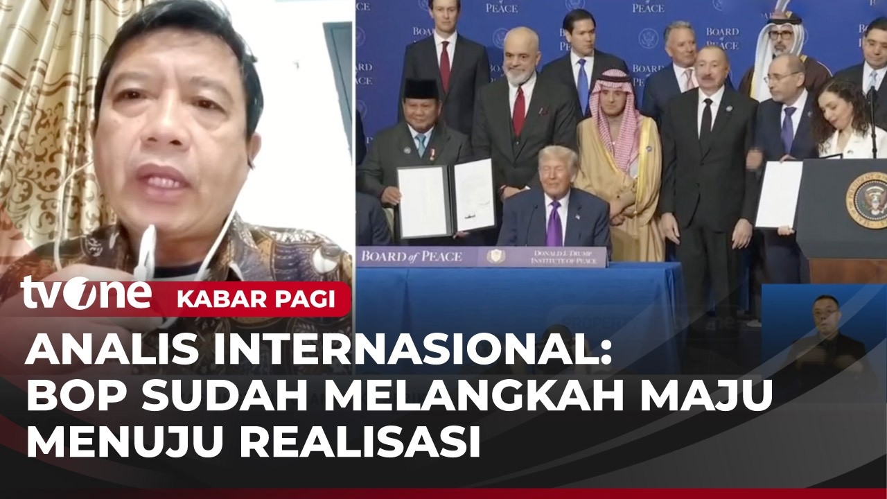Analis Internasional Menilai BOP yang Bisa jadi Solusi Perdamaian di Gaza | Kabar Pagi