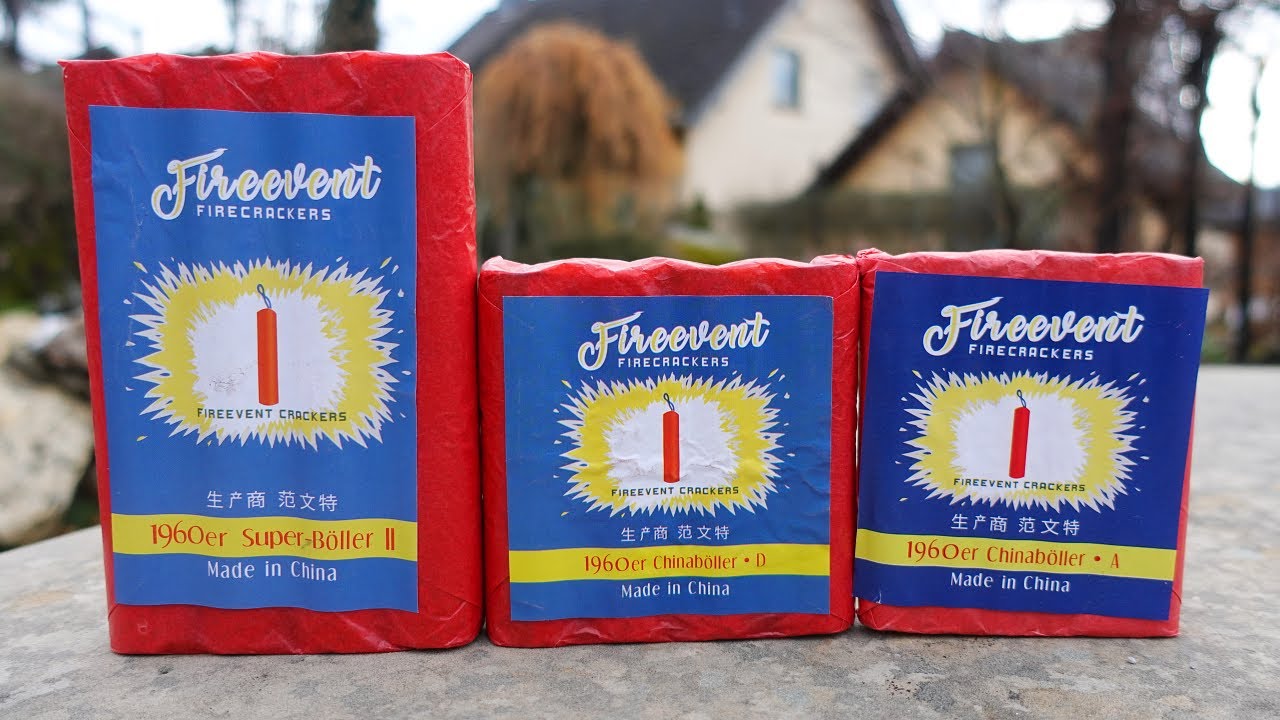 FireEvent A vs D vs Super II | Mega Oldschool B&ouml;ller Test | strong oldschool firecrackers [Full HD]