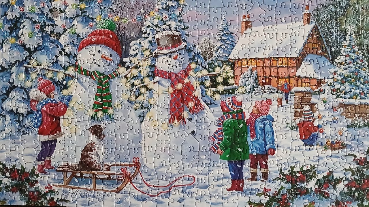 Glow In The Snow - 500 Teile