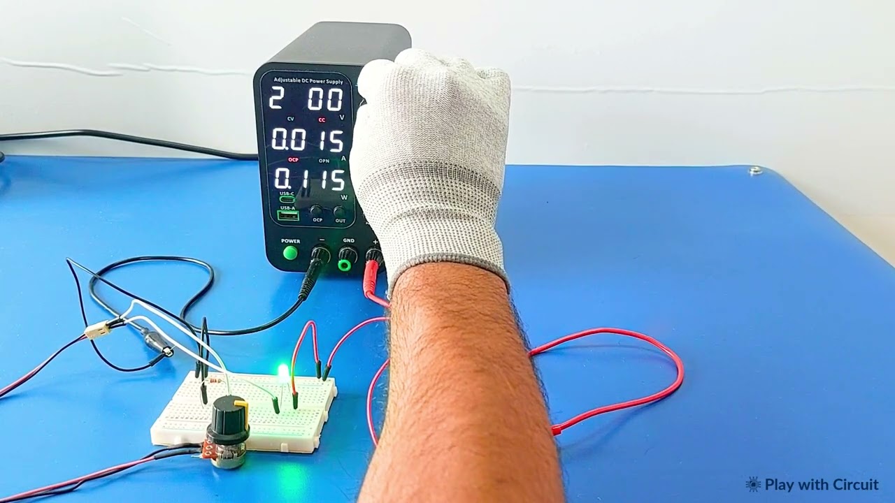 Testing Output Range in Jesverty SPS-3010V DC Power Supply