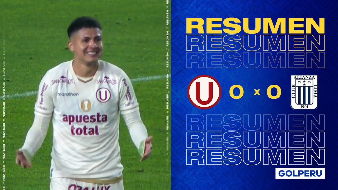 Torneo Clausura 2025: Universitario 0-0 Alianza Lima
