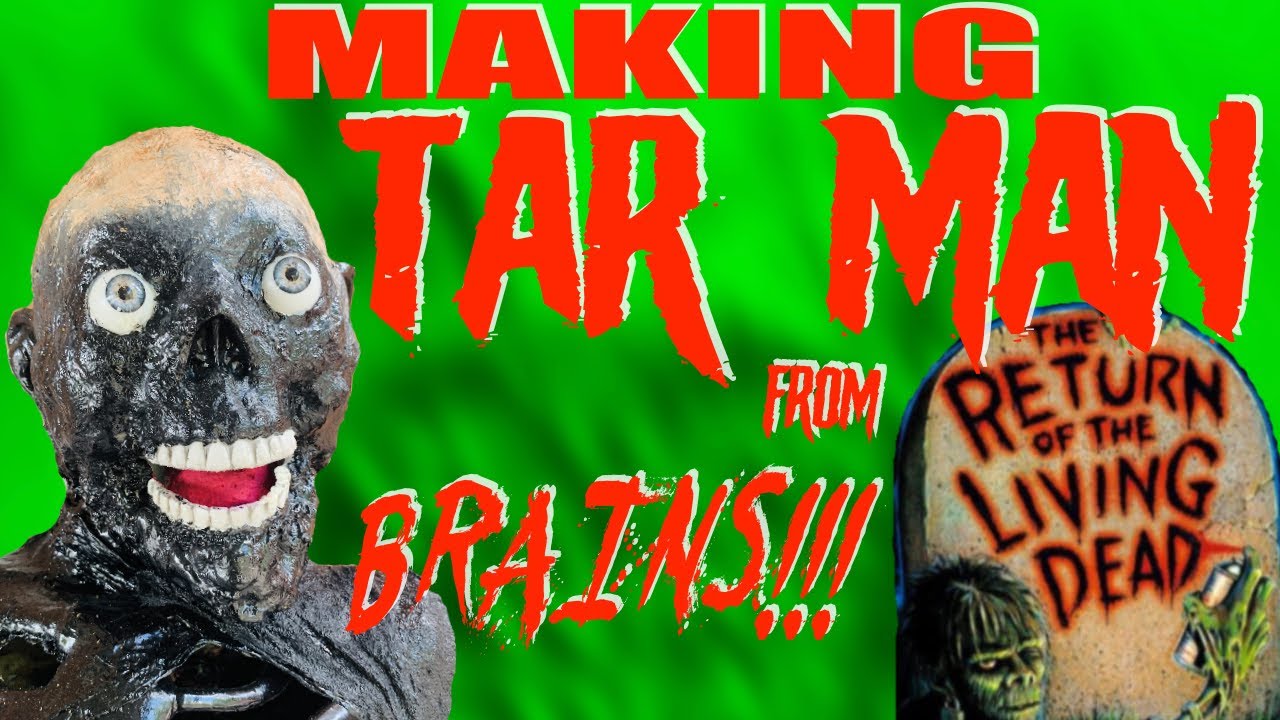 MAKING TAR MAN FROM RETURN OF THE LIVING DEAD #diy #zombie #tarman #corpsing #skeleton #halloween