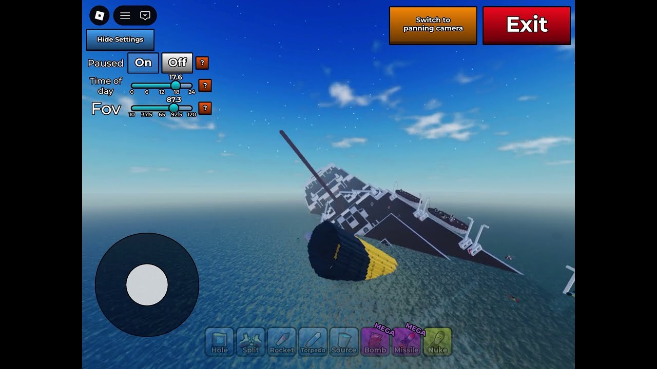Titanic sinks like britannic