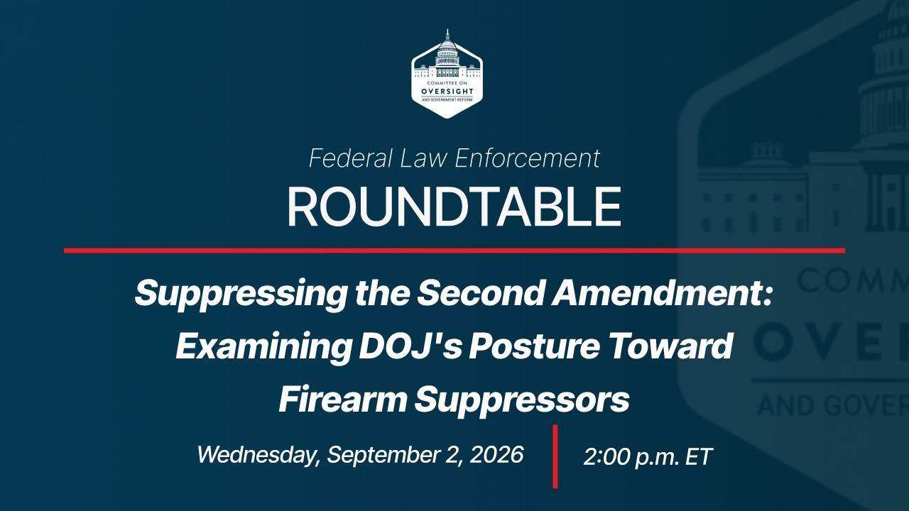 Suppressing the Second Amendment: Examining DOJ's Posture Toward Firearm Suppressors