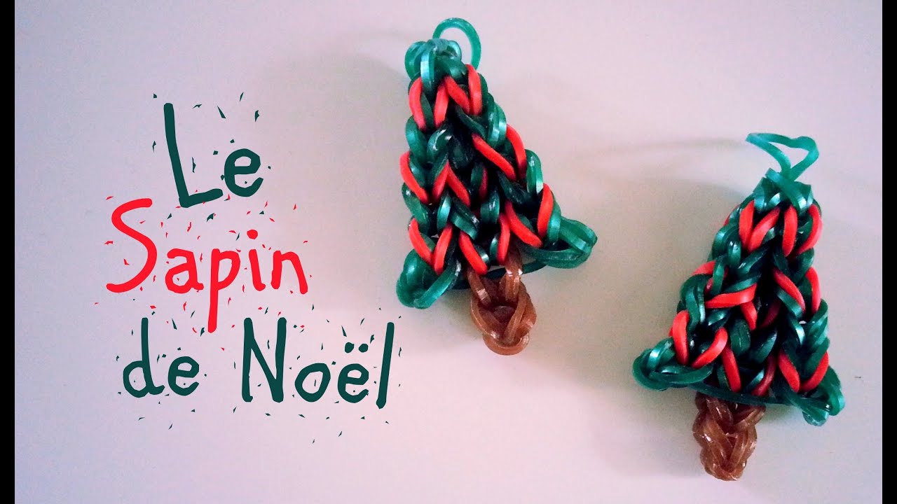 Comment faire un sapin de Noël avec des élastiques sans machine
