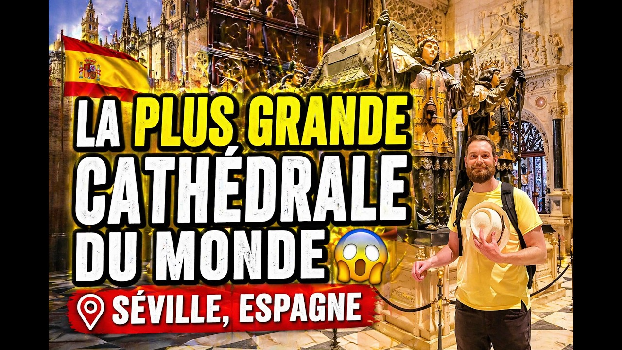 Séville et sa majestueuse cathédrale, une des plus grande du monde! (Andalousie, Espagne)