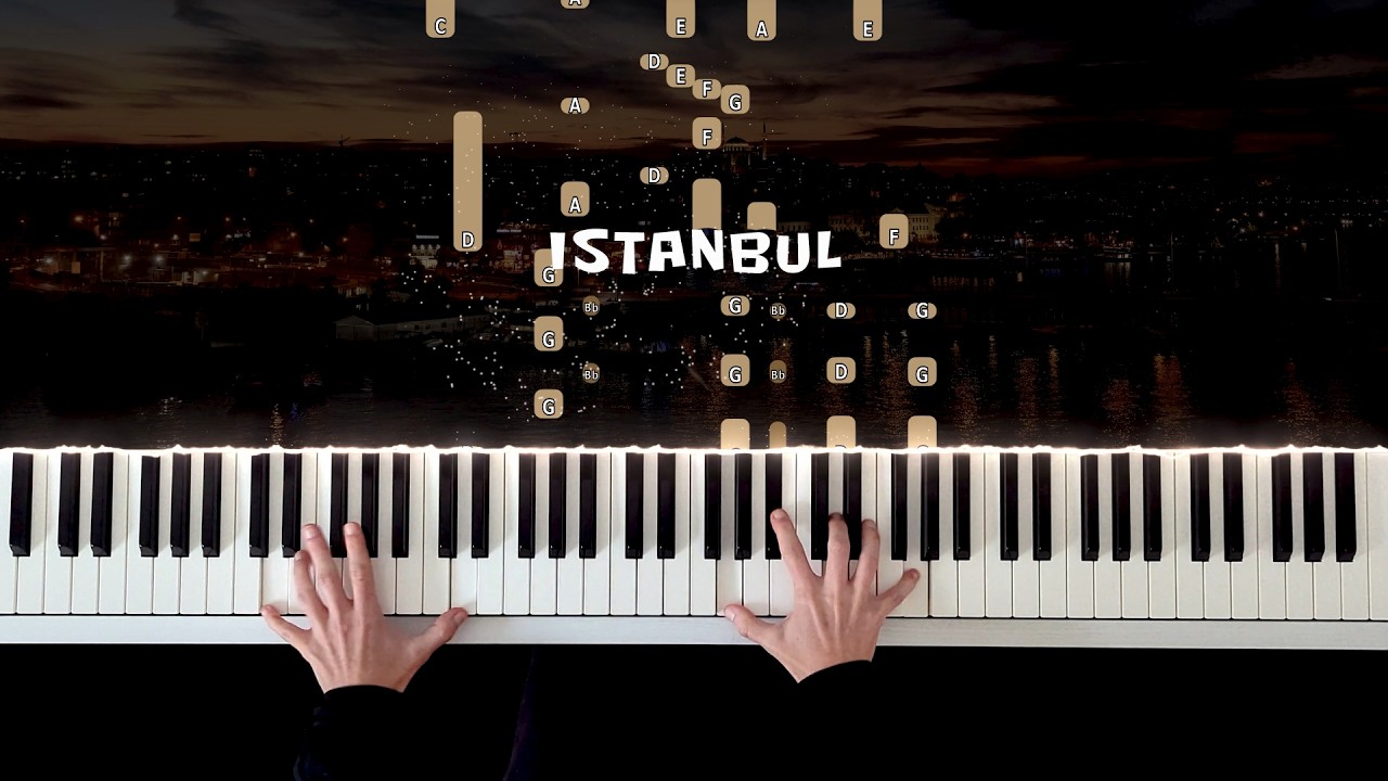 Istanbul Remo Anzovino Piano Tutorial Piano Cover