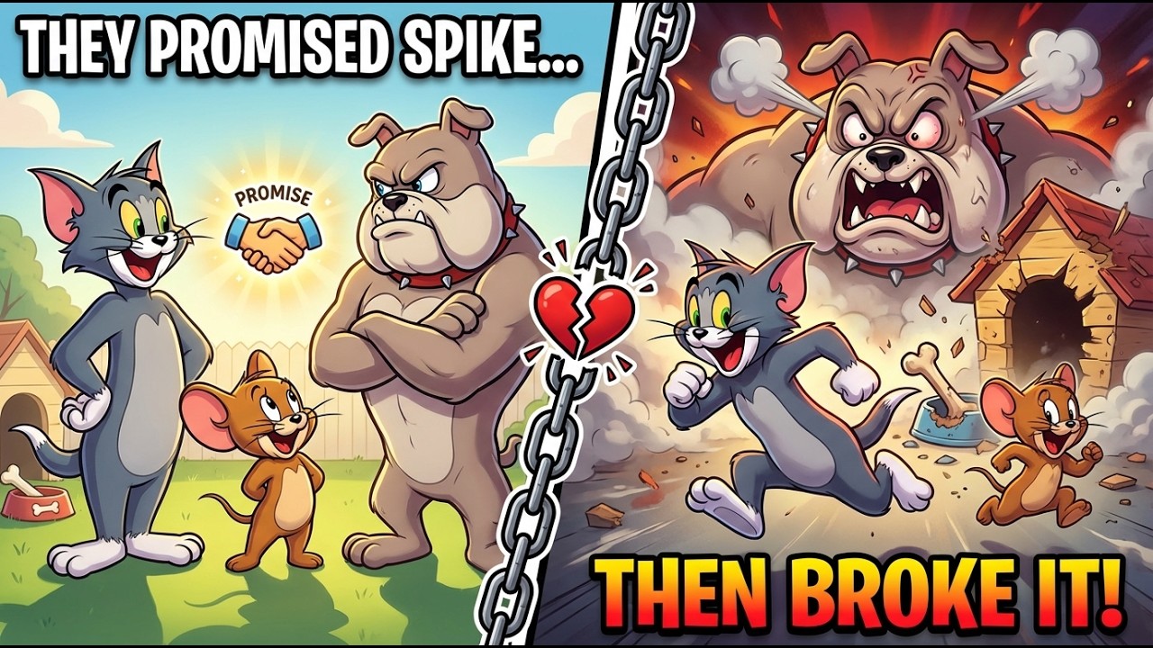 Tom & Jerry Make a Promise to Spike… Then Break It Together!