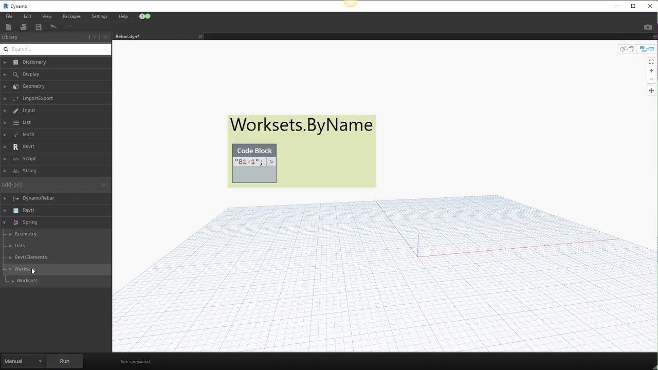 Dynamo - Workset By Name