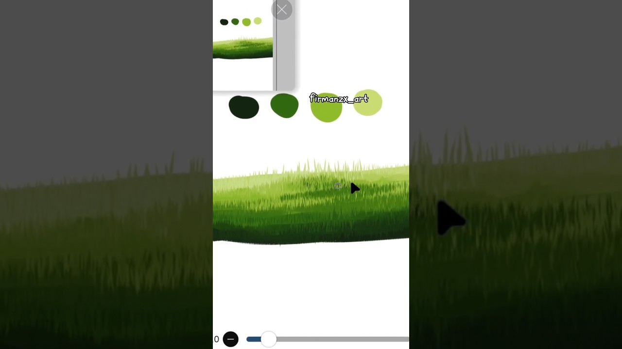 How to Draw Grass #ibispaintx #paintng #art #digitalart #tutorial #foryou #fyp