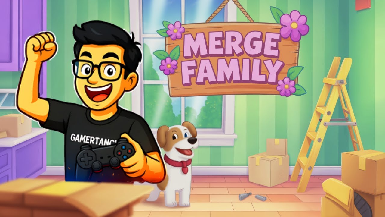 Merge Family Game 🧩 Unlocking Rare Items and Smooth Puzzle Progress | Gamertancy