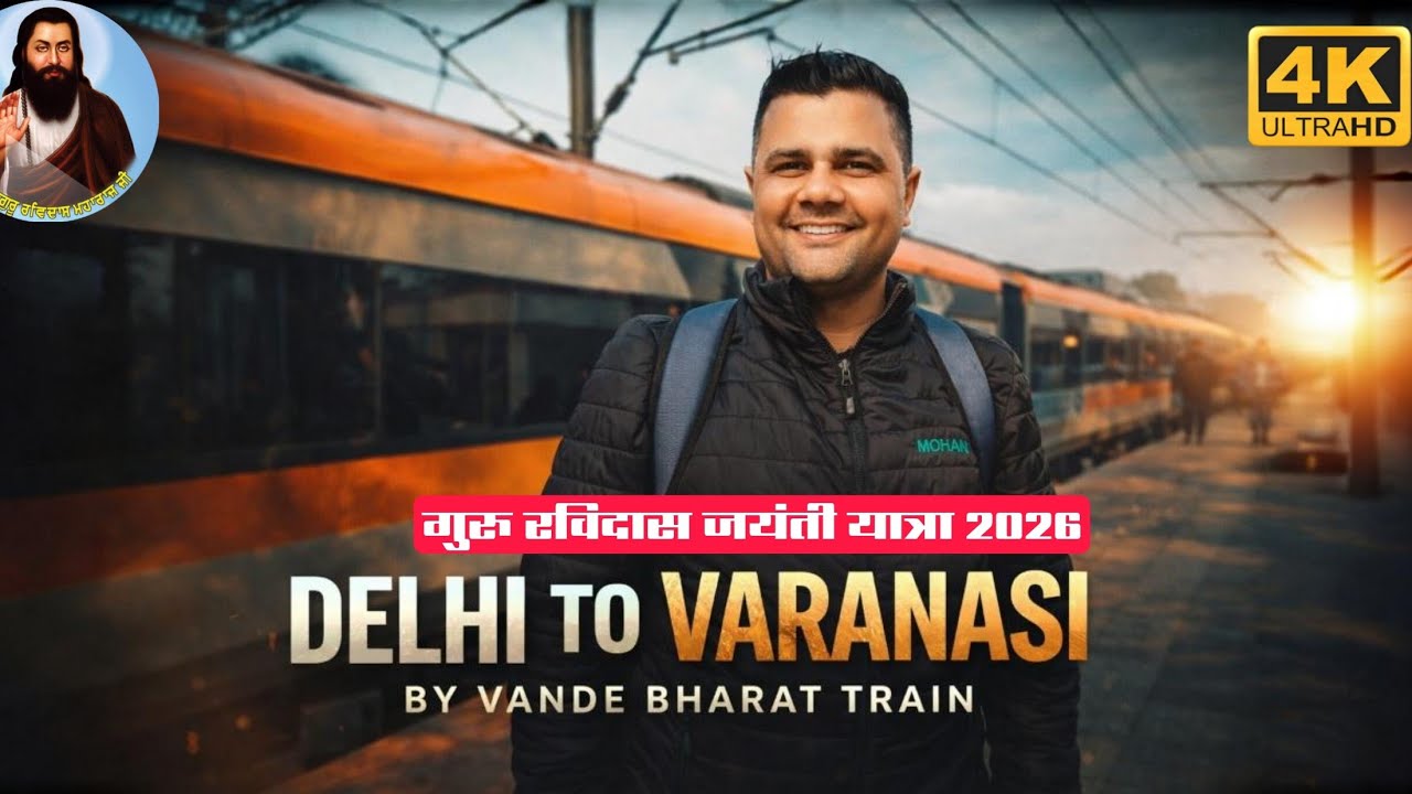 Delhi To Varanasi Vande Bharat Express | YATRA GURU RAVIDAS JAYANTI 2026
