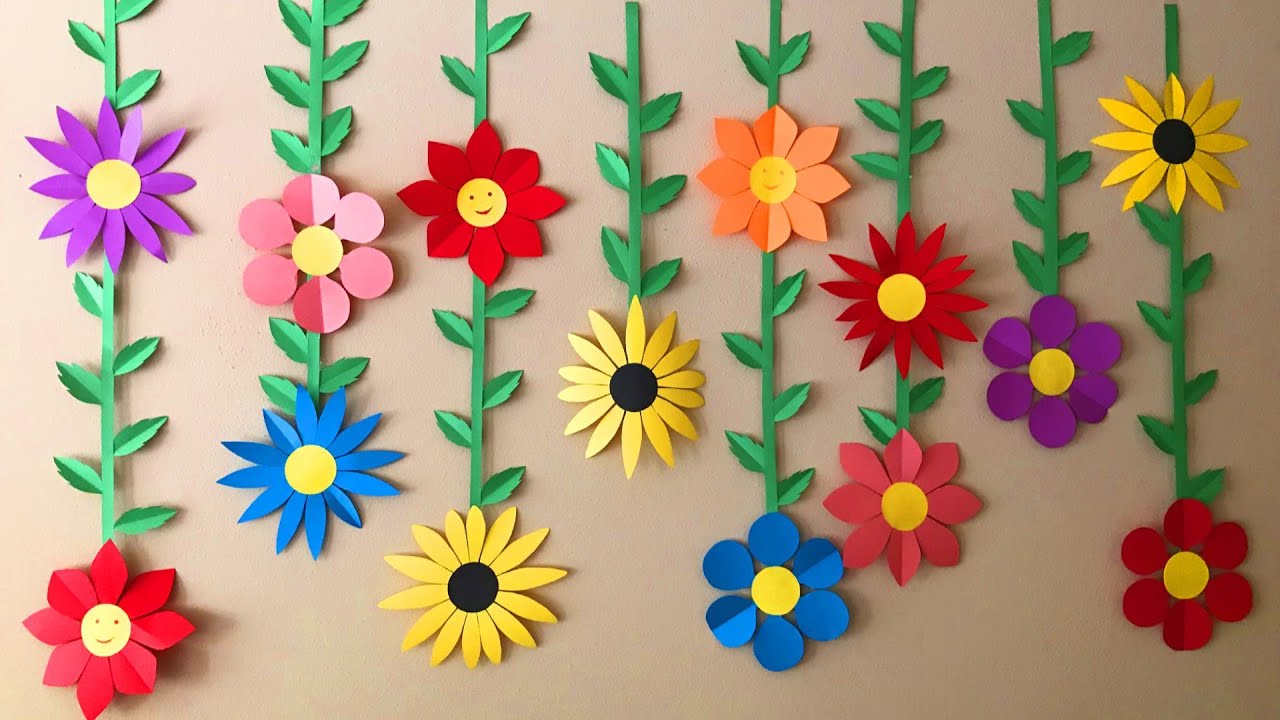 DIY Easy Party  Decoration |  Floral BackDrop  | Decoration ideas at home | #47 |