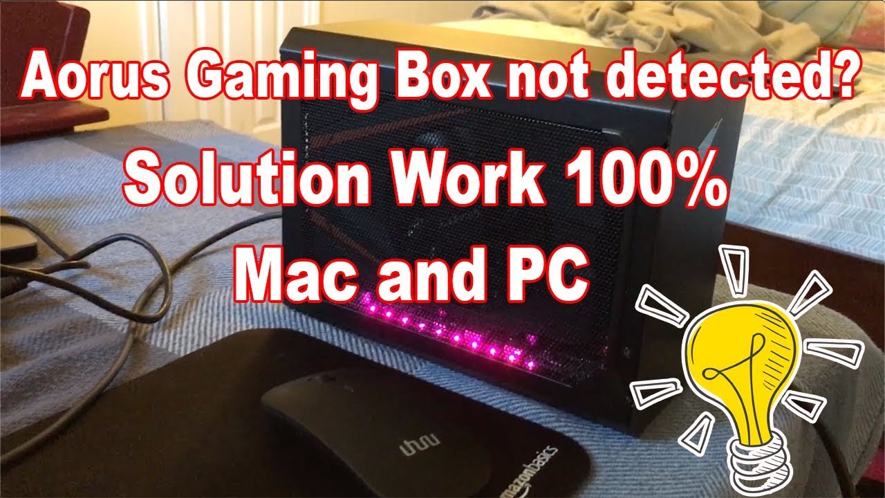 How to fix Aorus Gaming Box(1070 or 1080) not detected with Windows (Easy Worked 100%)