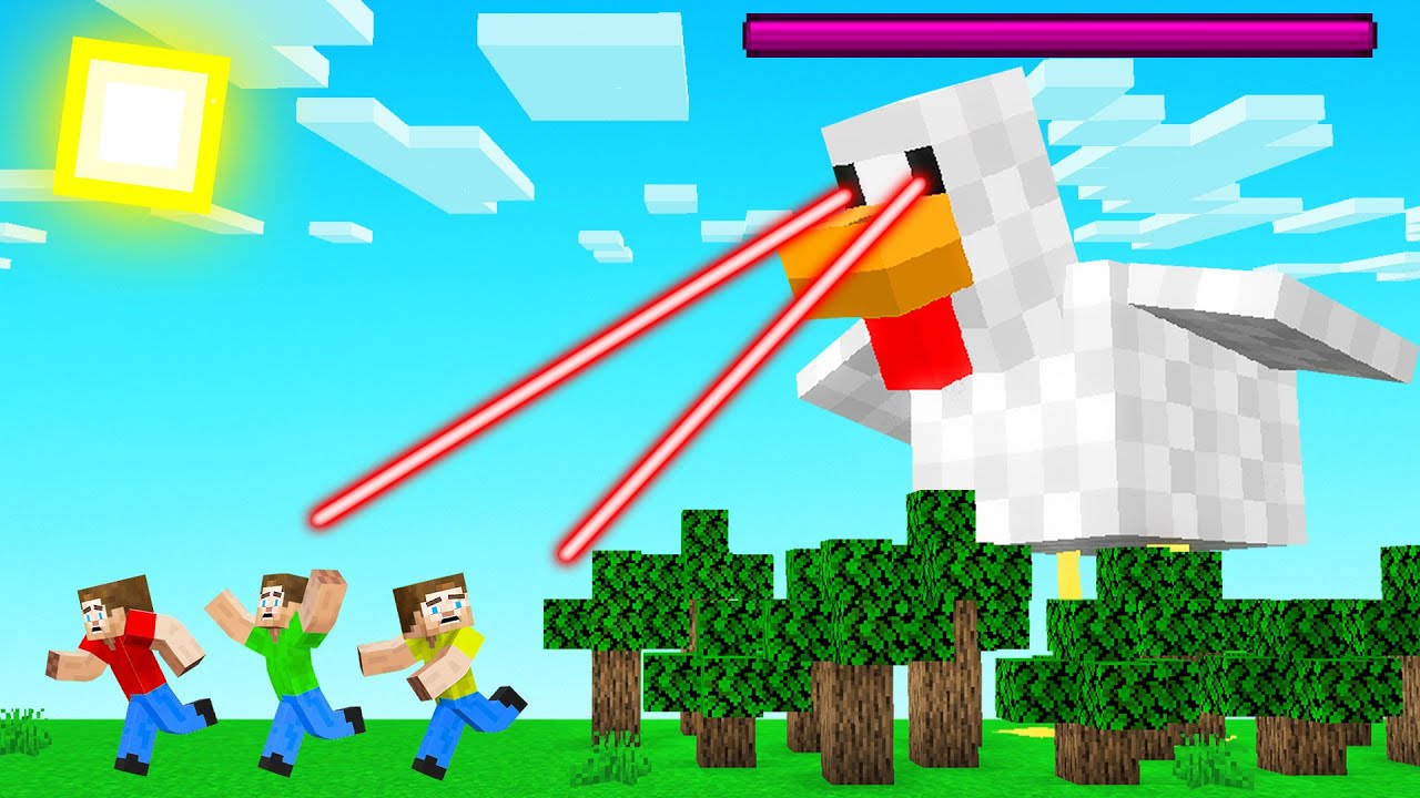 BOSS CHICKENS EXIST In Minecraft! (help)