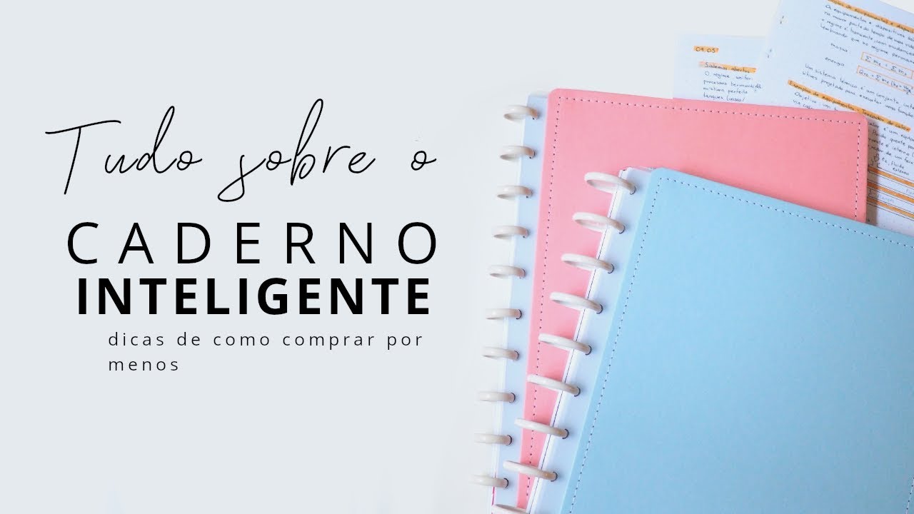 Tudo sobre o caderno inteligente + dicas para gastar menos