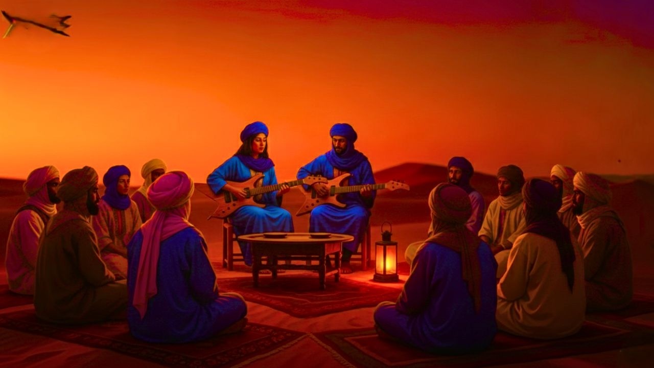 Wind Over Ténéré – Saharan Guitar Blues & Nomadic Desert Echoes