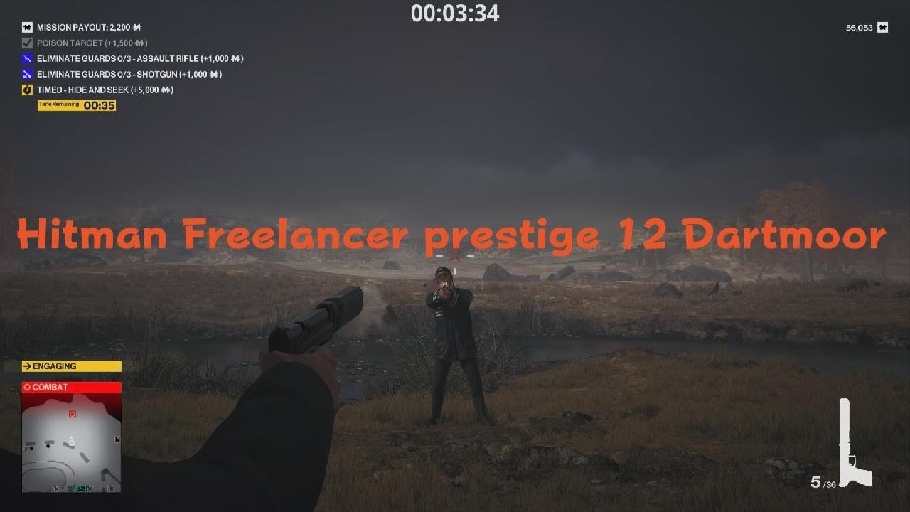 HITMAN Freelancer prestige 12 Dartmoor