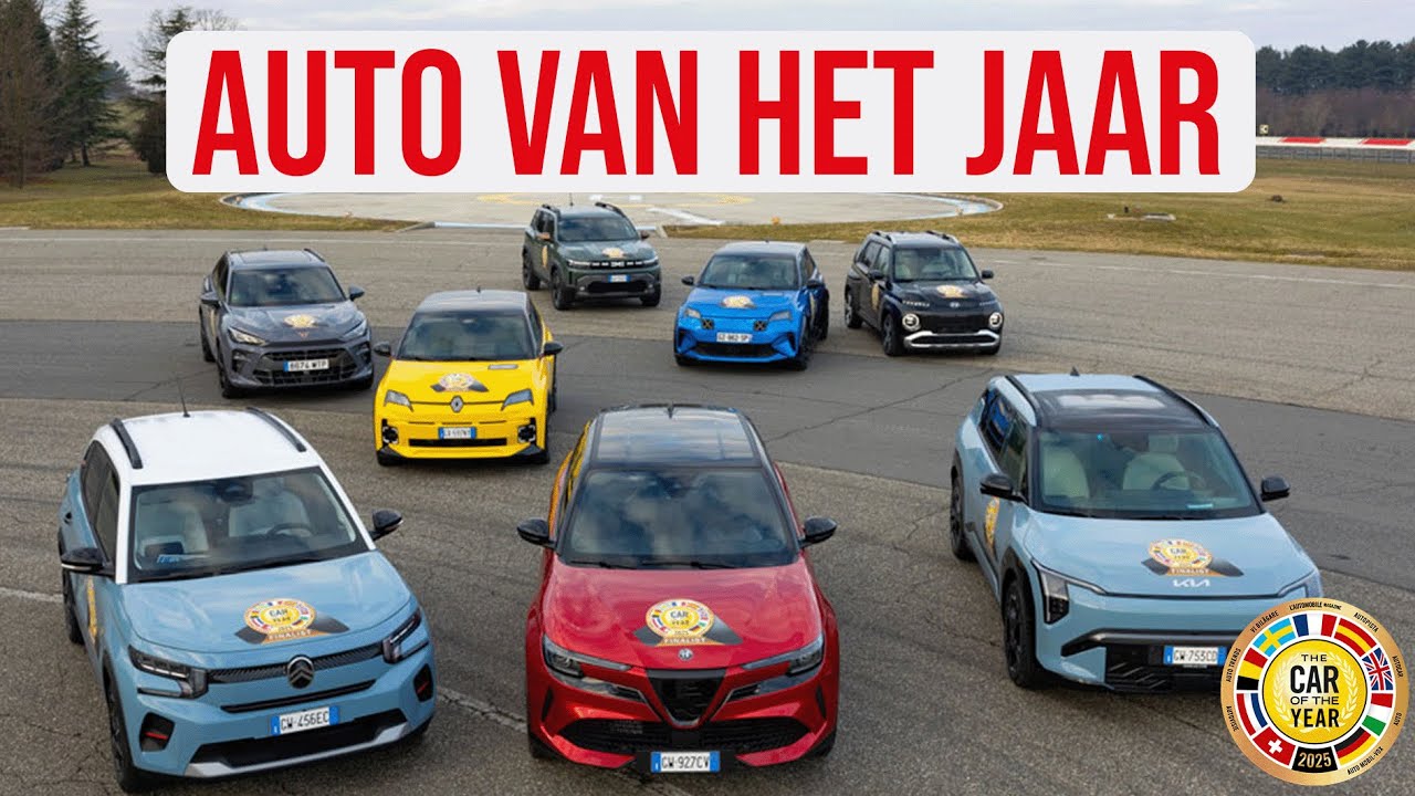 Auto van het Jaar 2025: 7 finalisten maken kans op de titel