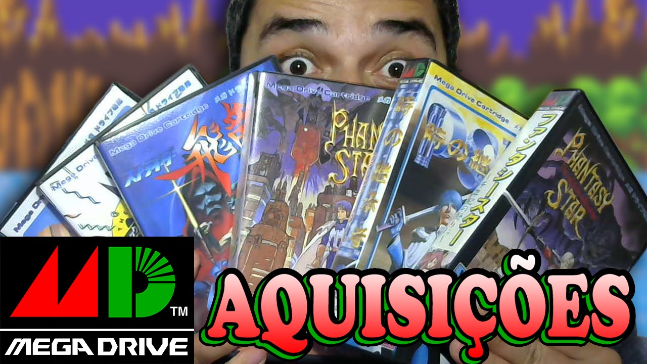 Fitas de Mega Drive Japonês