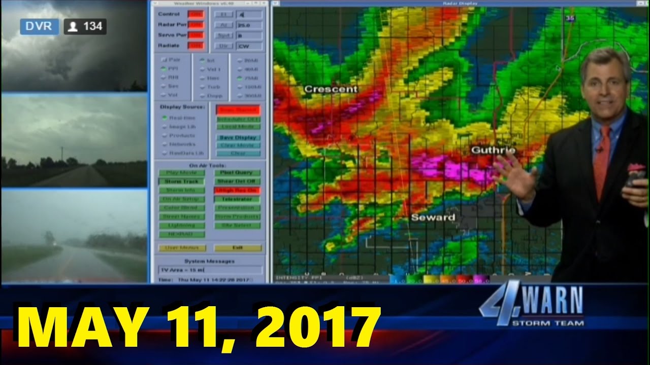 May 11, 2017 Severe Weather: KFOR-TV (Tornado and Significant Hail)