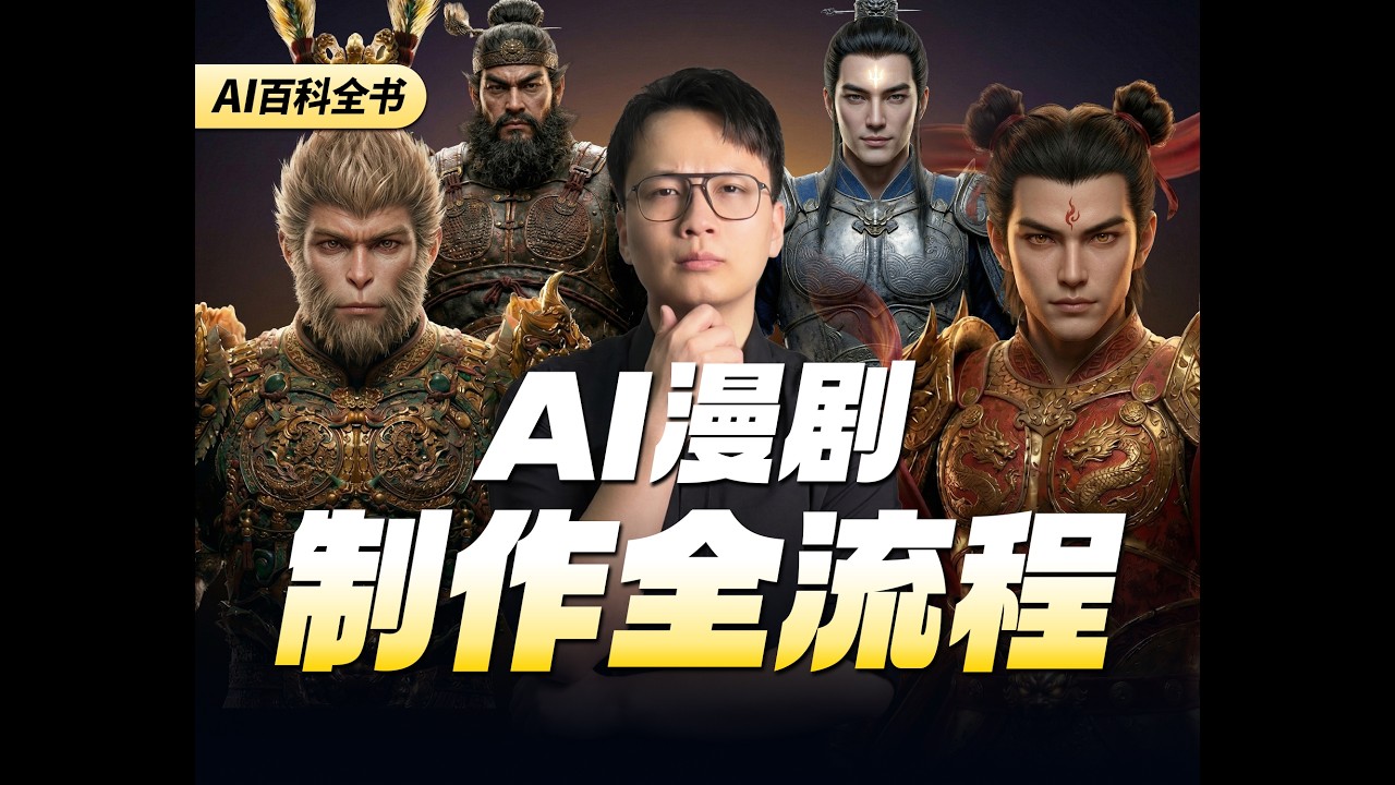 一条视频带你学会AI漫剧制作全流程！