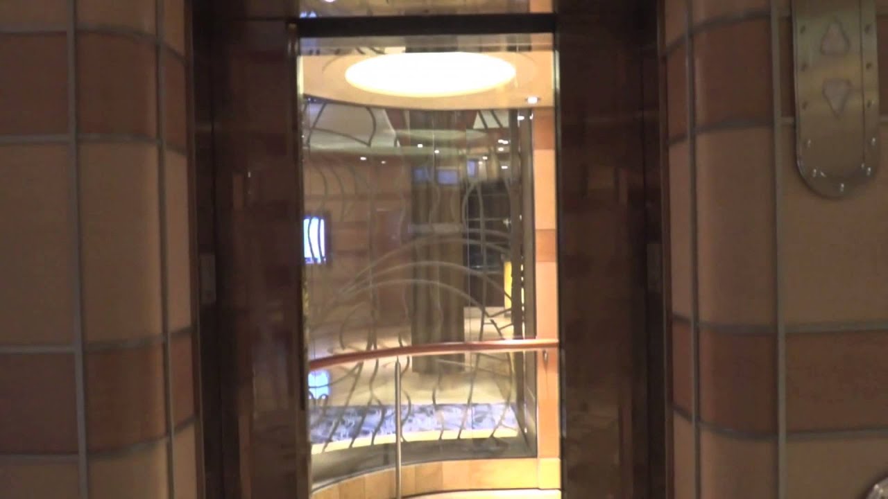 KONE Marine Glass Elevators - Disney Dream Cruise Ship