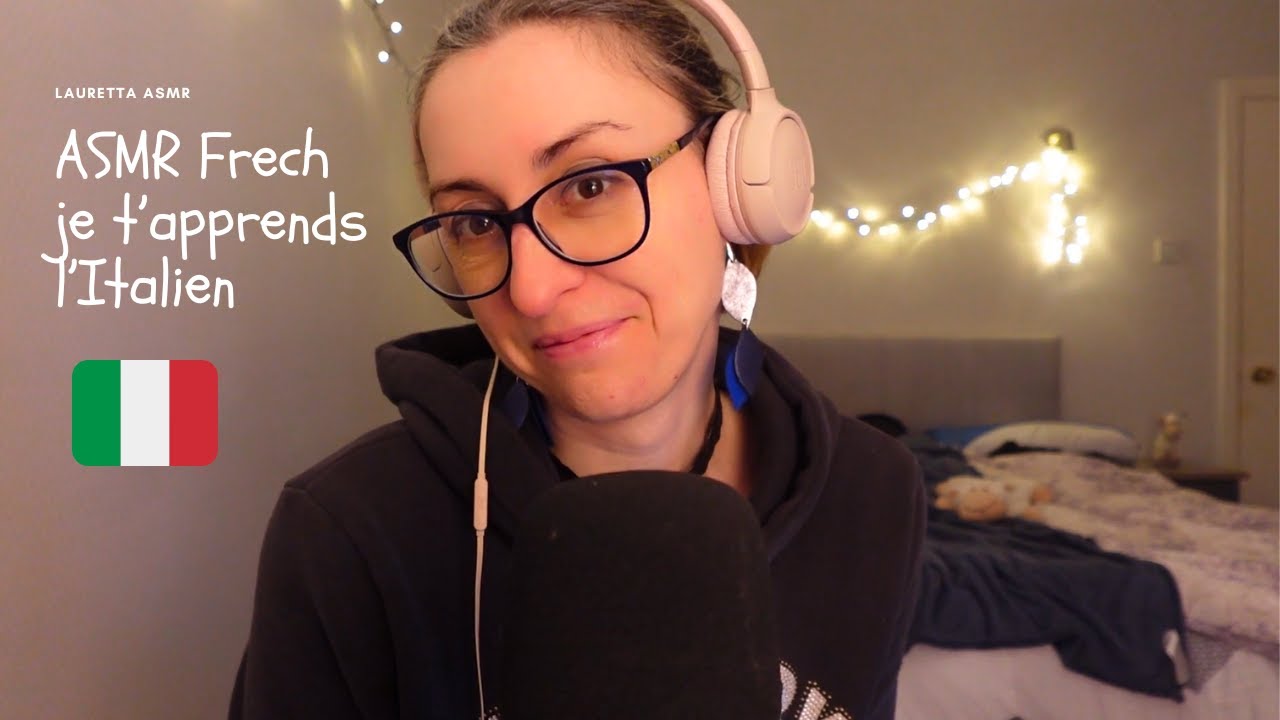 ASMR | French - je t'apprends l'Italien 🇮🇹
