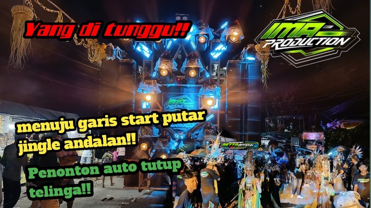 Yang di tunggu..Sound gadisnya Jember menuju garis start putar jingle andalan!! Karnaval Puger kulon