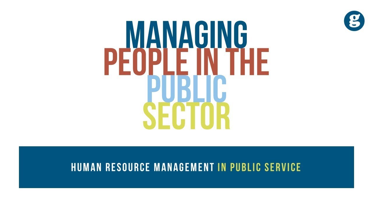 Managing People in the Public Sector