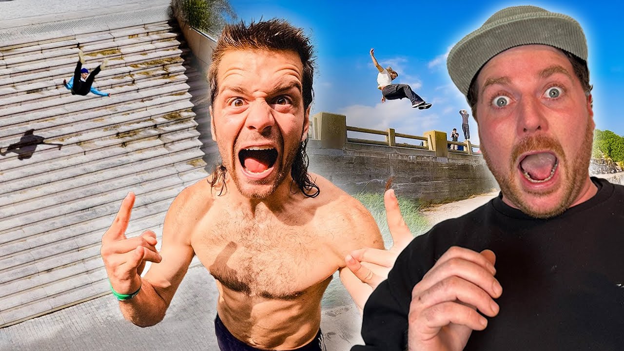Ich hätte mir 10 mal ALLES GEBROCHEN! Jan Schlappens TOP 10 Sprünge 2024 | Brian reagiert